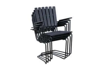 Vaxholm Matgrupp Utomhus Rund - Kaffesvart/Grå - Utemöbler & utemiljö - Loungemöbler - Loungeset & loungegrupp