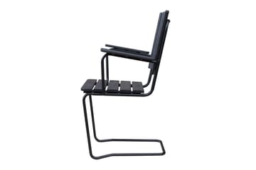 Vaxholm Matgrupp Utomhus Rund - Kaffesvart/Grå - Utemöbler & utemiljö - Loungemöbler - Loungeset & loungegrupp