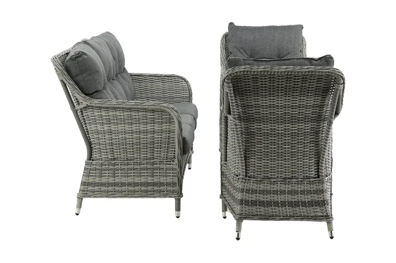 Vikelund Loungegrupp Utomhus - Grå - Utemöbler & utemiljö - Loungemöbler - Loungeset & loungegrupp