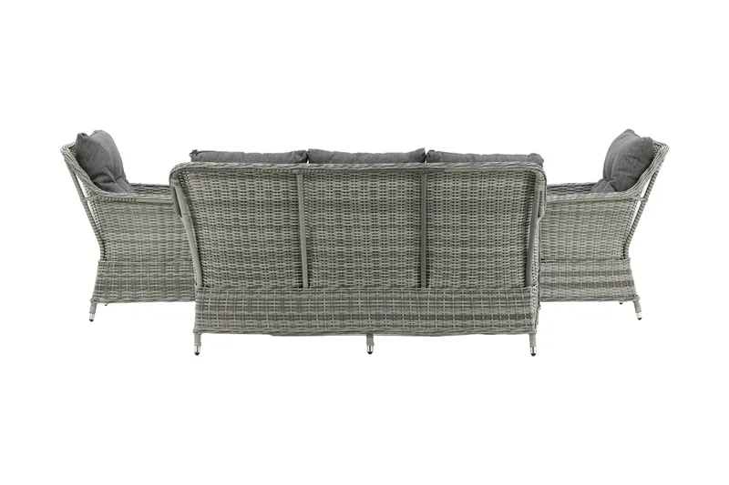 Vikelund Loungegrupp Utomhus - Grå - Utemöbler & utemiljö - Loungemöbler - Loungeset & loungegrupp