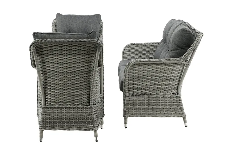 Vikelund Loungegrupp Utomhus - Grå - Utemöbler & utemiljö - Loungemöbler - Loungeset & loungegrupp