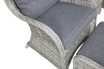 Vikelund Loungegrupp Utomhus - Grå - Utemöbler & utemiljö - Loungemöbler - Loungeset & loungegrupp