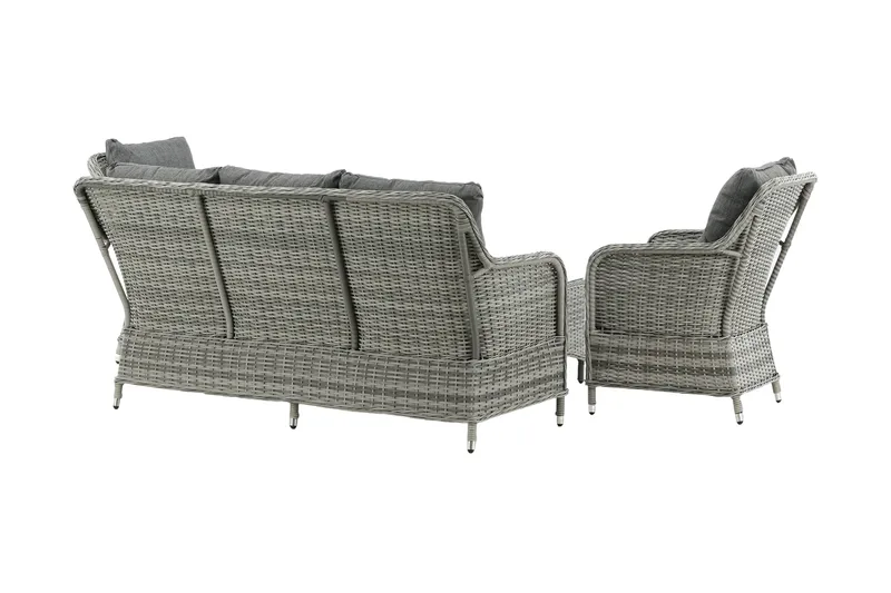 Vikelund Loungegrupp Utomhus - Grå - Utemöbler & utemiljö - Loungemöbler - Loungeset & loungegrupp
