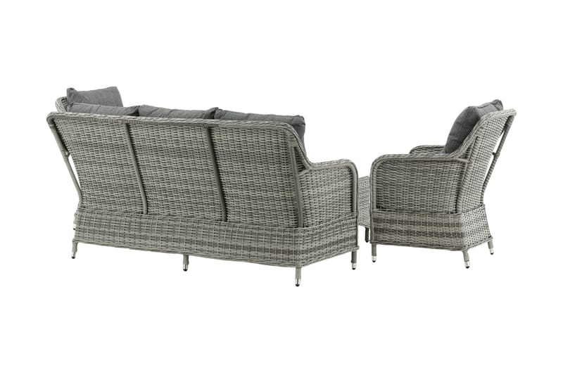 Vikelund Loungegrupp Utomhus - Grå - Utemöbler & utemiljö - Loungemöbler - Loungeset & loungegrupp