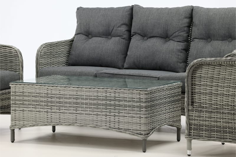 Vikelund Loungegrupp Utomhus - Grå - Utemöbler & utemiljö - Loungemöbler - Loungeset & loungegrupp