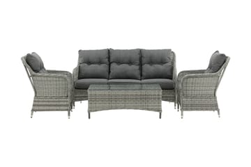 Vikelund Loungegrupp Utomhus - Grå - Utemöbler & utemiljö - Loungemöbler - Loungeset & loungegrupp