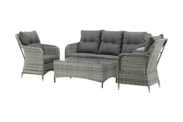 Vikelund Loungegrupp Utomhus - Grå - Utemöbler & utemiljö - Loungemöbler - Loungeset & loungegrupp