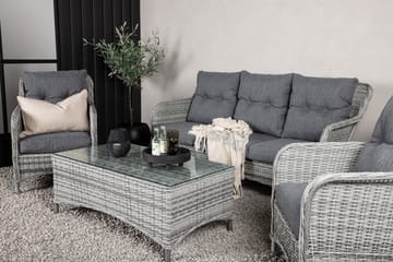 Vikelund Loungegrupp Utomhus - Grå - Utemöbler & utemiljö - Loungemöbler - Loungeset & loungegrupp