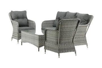 Vikelund Loungegrupp Utomhus - Grå - Utemöbler & utemiljö - Loungemöbler - Loungeset & loungegrupp