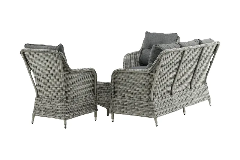 Vikelund Loungegrupp Utomhus - Grå - Utemöbler & utemiljö - Loungemöbler - Loungeset & loungegrupp