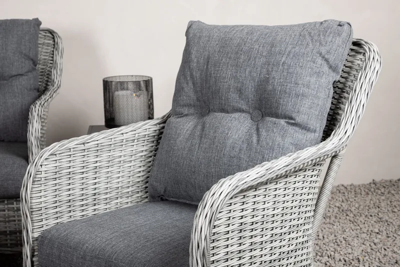 Vikelund Loungegrupp Utomhus - Grå - Utemöbler & utemiljö - Loungemöbler - Loungeset & loungegrupp