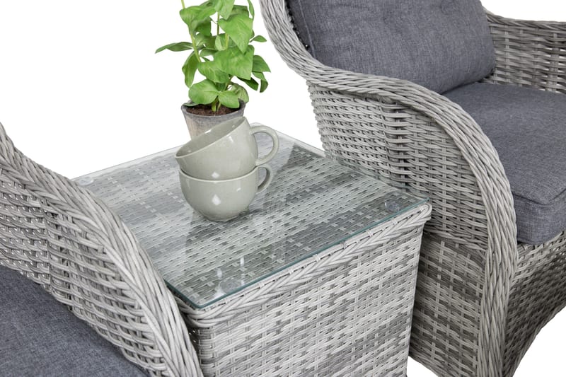 Vikelund Loungegrupp Utomhus - Grå - Utemöbler & utemiljö - Loungemöbler - Loungeset & loungegrupp