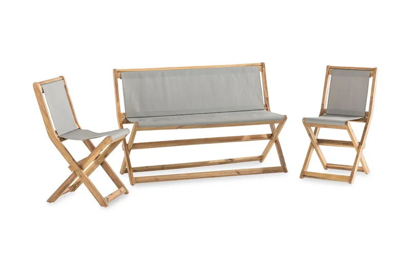 Vikning Soffgrupp Utomhus - Akacia - Utemöbler & utemiljö - Loungemöbler - Loungeset & loungegrupp