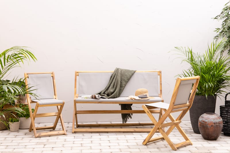 Vikning Soffgrupp Utomhus - Akacia - Utemöbler & utemiljö - Loungemöbler - Loungeset & loungegrupp