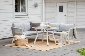 Virya HörnLoungegrupp Utomhus med Dynor Grå - Venture Home - Utemöbler & utemiljö - Loungemöbler - Loungeset & loungegrupp