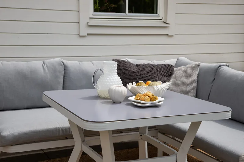 Virya HörnLoungegrupp Utomhus med Dynor Grå - Venture Home - Utemöbler & utemiljö - Loungemöbler - Loungeset & loungegrupp