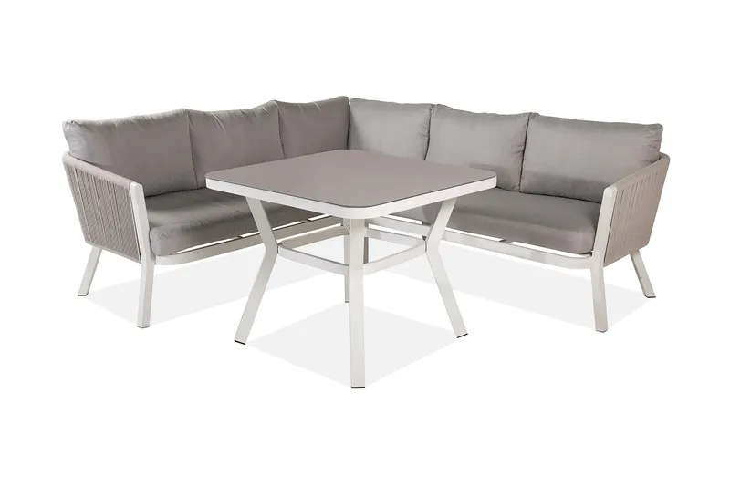 Virya HörnLoungegrupp Utomhus med Dynor Grå - Venture Home - Utemöbler & utemiljö - Loungemöbler - Loungeset & loungegrupp