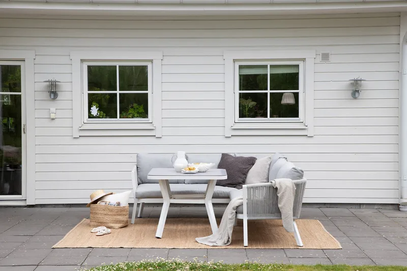 Virya HörnLoungegrupp Utomhus med Dynor Grå - Venture Home - Utemöbler & utemiljö - Loungemöbler - Loungeset & loungegrupp