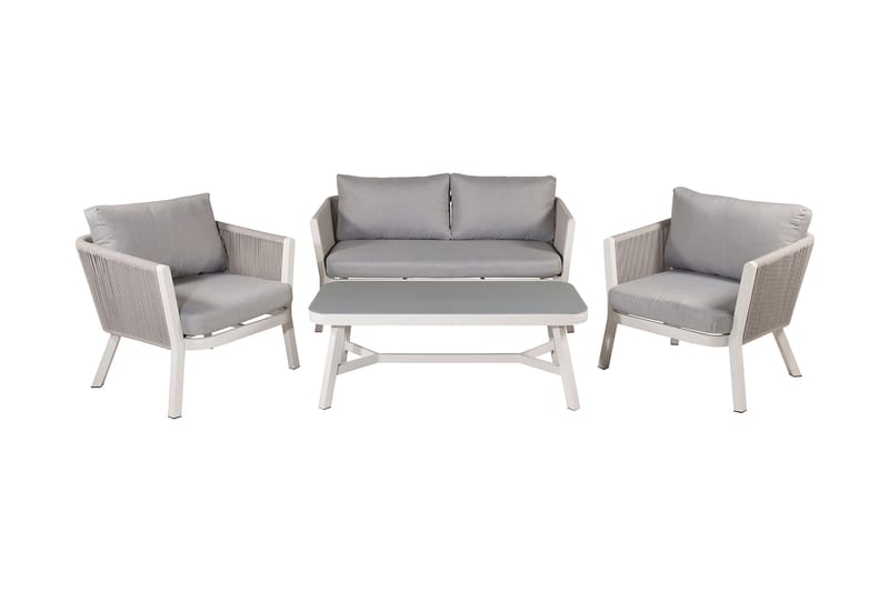 Virya Loungegrupp Utomhus 4-sits, Vit