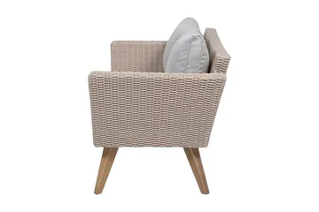 Vittoria Loungegrupp Utomhus 91 cm - Brun - Utemöbler & utemiljö - Loungemöbler - Loungeset & loungegrupp