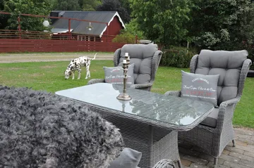 Washington Loungegrupp Utomhus - Grå - Utemöbler & utemiljö - Loungemöbler - Loungeset & loungegrupp