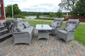 Washington Loungegrupp Utomhus - Grå - Utemöbler & utemiljö - Loungemöbler - Loungeset & loungegrupp