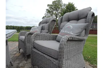 Washington Loungegrupp Utomhus - Grå - Utemöbler & utemiljö - Loungemöbler - Loungeset & loungegrupp