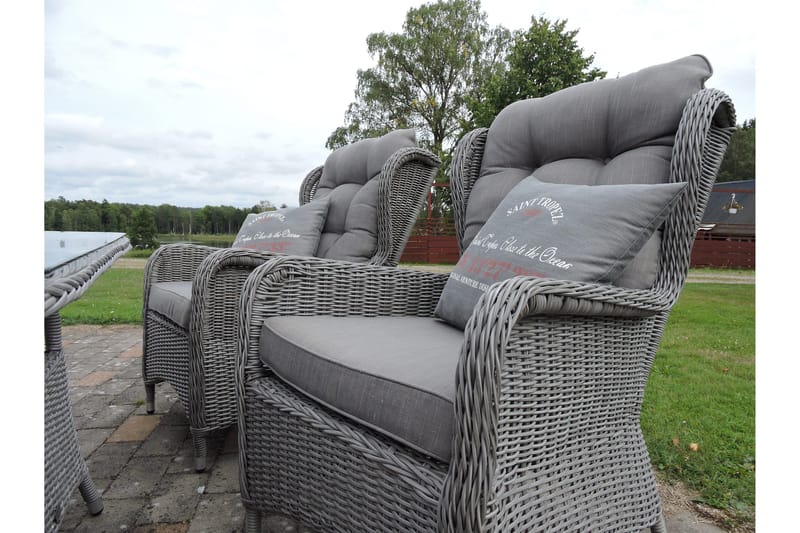 Washington Loungegrupp Utomhus - Grå - Utemöbler & utemiljö - Loungemöbler - Loungeset & loungegrupp