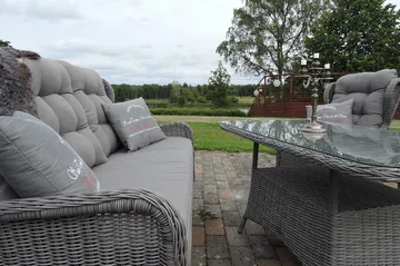 Washington Loungegrupp Utomhus - Grå - Utemöbler & utemiljö - Loungemöbler - Loungeset & loungegrupp