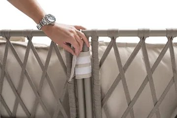 Loungesoffa Hillerstorp Jet Set 3-Sits - Beige - Utemöbler & utemiljö - Loungemöbler - Loungesoffor