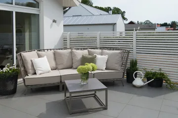 Loungesoffa Hillerstorp Jet Set 3-Sits - Beige - Utemöbler & utemiljö - Loungemöbler - Loungesoffor