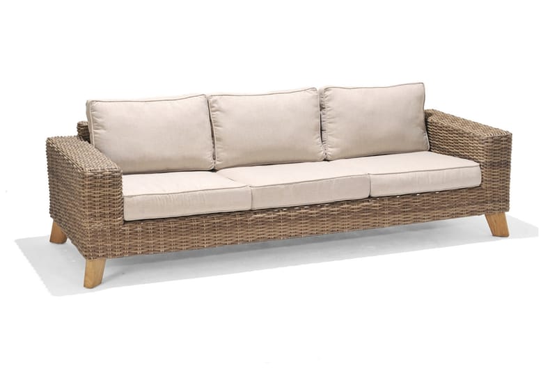 3-sits Soffa Bahamas - Beige - Utemöbler & utemiljö - Loungemöbler - Loungesoffor
