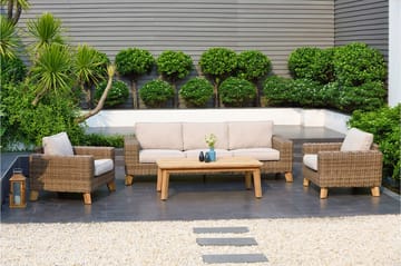 3-sits Soffa Bahamas - Beige - Utemöbler & utemiljö - Loungemöbler - Loungesoffor
