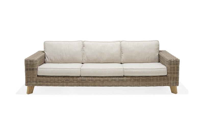 3-sits Soffa Bahamas - Beige - Utemöbler & utemiljö - Loungemöbler - Loungesoffor