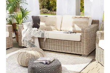 Apriliana 2-sits Utesoffa - Konstrotting/Ljusbrun - Utemöbler & utemiljö - Loungemöbler - Loungesoffor