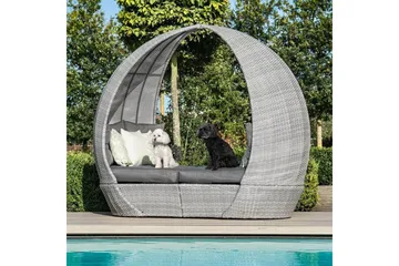 Ascot Daggbädd 118x215xH187  cm Grå - Utemöbler & utemiljö - Loungemöbler - Loungesoffor