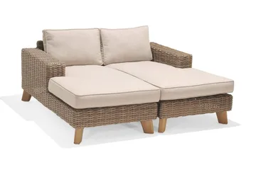 Barbados Utesoffa med Armstöd Vänster - Beige - Utemöbler & utemiljö - Loungemöbler - Loungesoffor