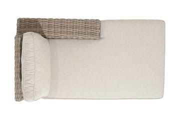 Barbados Utesoffa med Armstöd Vänster - Beige - Utemöbler & utemiljö - Loungemöbler - Loungesoffor
