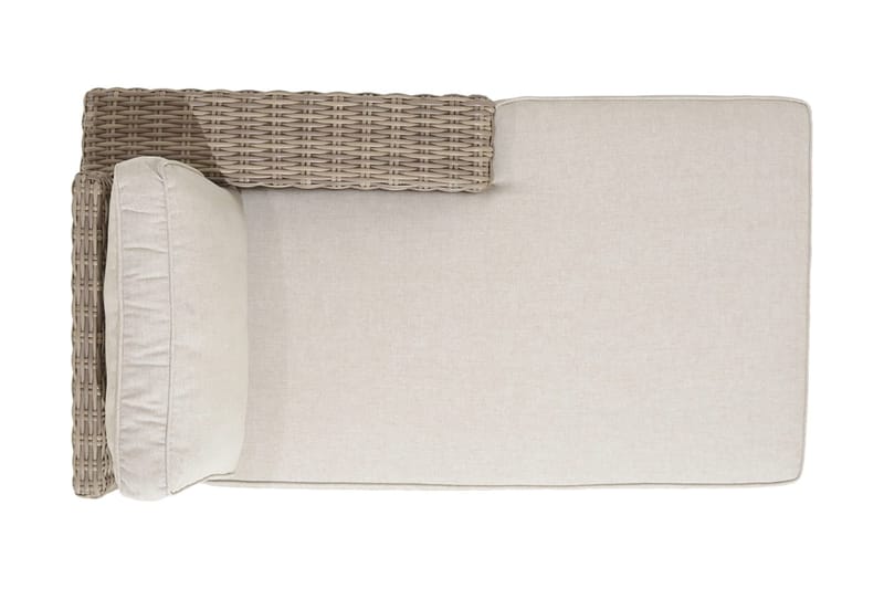 Barbados Utesoffa med Armstöd Vänster - Beige - Utemöbler & utemiljö - Loungemöbler - Loungesoffor