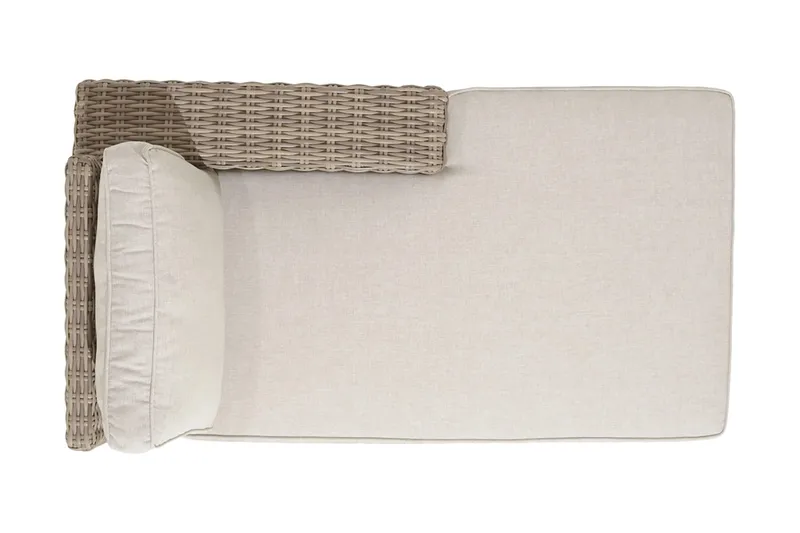 Barbados Utesoffa med Armstöd Vänster - Beige - Utemöbler & utemiljö - Loungemöbler - Loungesoffor