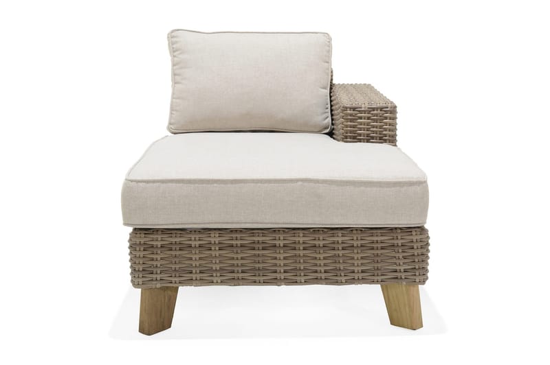 Barbados Utesoffa med Armstöd Vänster - Beige - Utemöbler & utemiljö - Loungemöbler - Loungesoffor