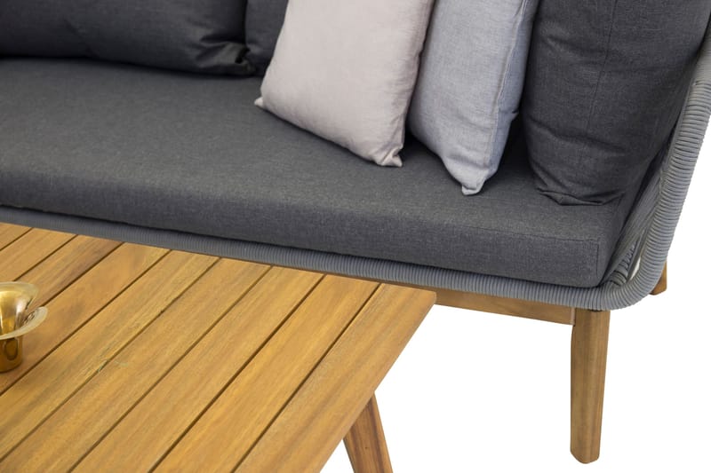 Chania Hörnsoffa Utomhus - Grå - Utemöbler & utemiljö - Utesoffa - Trädgårdssoffa