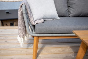 Chania Hörnsoffa Utomhus - Grå - Utemöbler & utemiljö - Utesoffa - Trädgårdssoffa