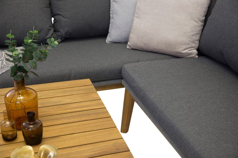 Chania Hörnsoffa Utomhus - Grå - Utemöbler & utemiljö - Utesoffa - Trädgårdssoffa