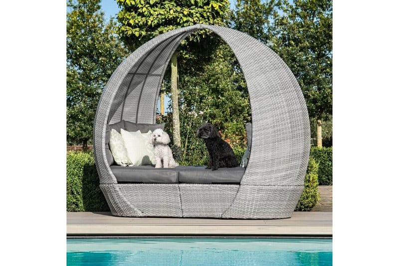 Daggbädd Ascot 118x215xH187  cm Grå - Utemöbler & utemiljö - Loungemöbler - Loungesoffor