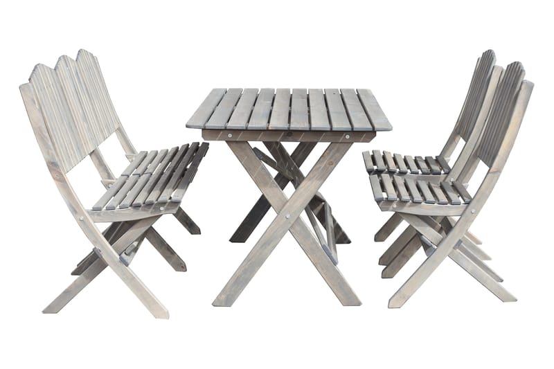 Delpino Soffgrupp Utomhus - Grå - Utemöbler & utemiljö - Loungemöbler - Loungesoffor