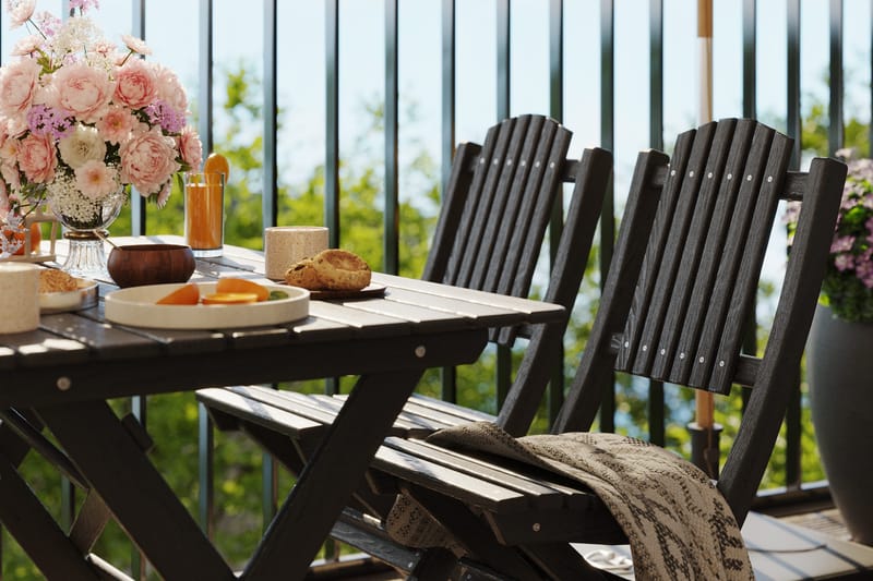 Delpino Soffgrupp Utomhus - Kaffesvart - Utemöbler & utemiljö - Loungemöbler - Loungesoffor