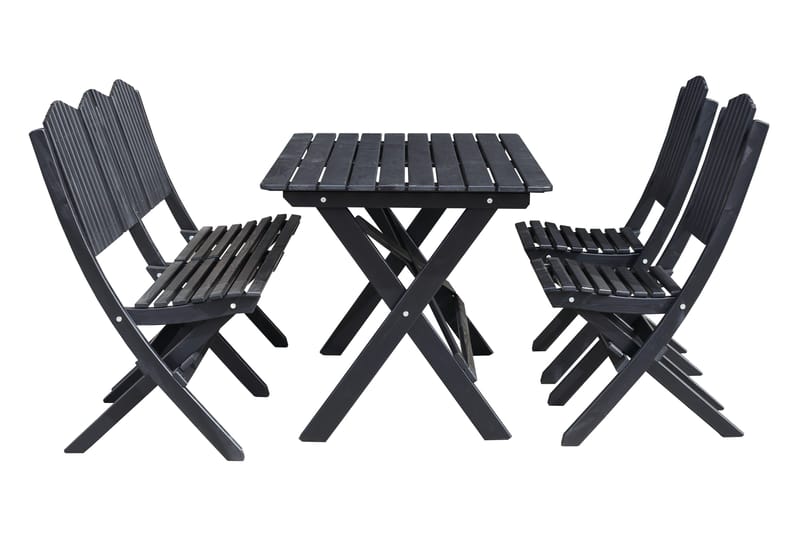 Delpino Soffgrupp Utomhus - Kaffesvart - Utemöbler & utemiljö - Loungemöbler - Loungesoffor