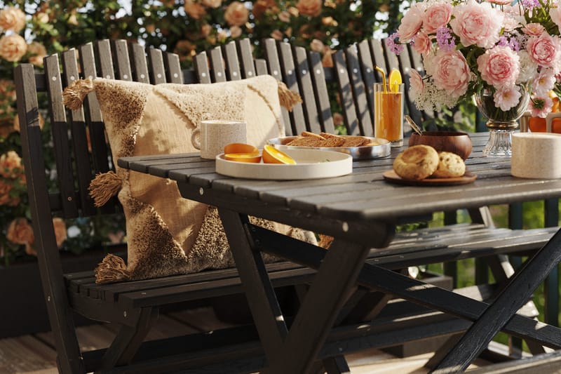 Delpino Soffgrupp Utomhus - Kaffesvart - Utemöbler & utemiljö - Loungemöbler - Loungesoffor