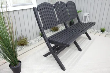 Delpino Utesoffa - Kaffesvart - Utemöbler & utemiljö - Loungemöbler - Loungesoffor